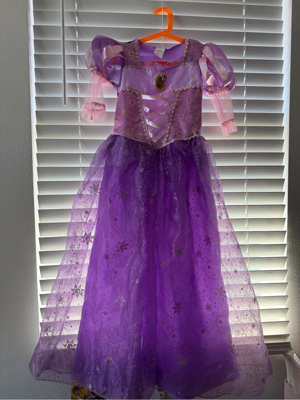 Disney Purple and Pink Princess Dress with Gold Accents girls 8-10yrs